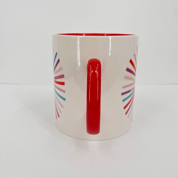 Hallmark LOVE BIG Oversized Mug Cup 64oz  Rainbow Heart GIANT Novelty Mug - Picture 2 of 9